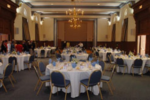 Immaculata College Great Hall Interior Dining Room Setup