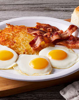 Breakfast Eggs Bacon Hashbrowns